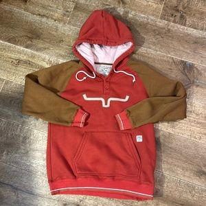 Kimes Ranch Amigo Hooded Henley Sweatshirt